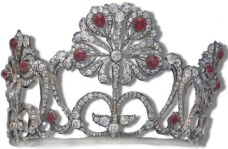 Romanov Lotus Flower tiara of Saxe-Coburg-Gotha