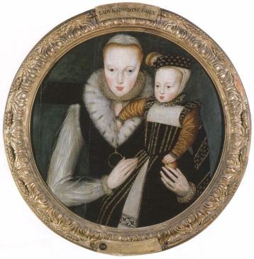Lady Katherine Grey & her son.