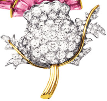 Cartier Thistle Brooch - The Duchess of Windsor Collection