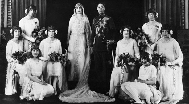 George VI and Lady Elizabeth wedding