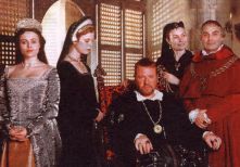 Helena Bonham Carter as Anne Boleyn & Ray Winstone as Henry VIII