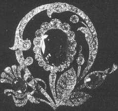 Imperial Sapphire pin of Victoria Melita
