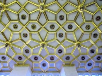 ceiling inside Hampton Court