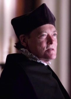 Bishop Stephen Gardiner as played by Simon Ward
