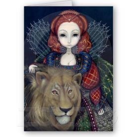 Queen Elizabeth I with Lion
