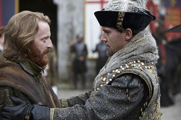 JRM as King Henry VIII with Sir Ralph Ellerker