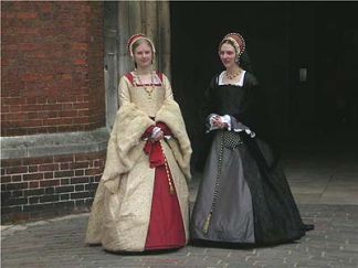 Catherine Parr and sister Anne - Hampton Court