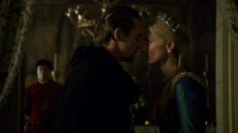 JRM as Henry with Catherine Parr played by Joely Richardson