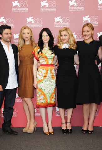 Natalie Dormer with Madonna and "W.E" cast members'