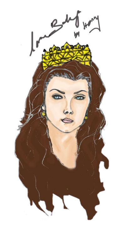 Anne Boleyn drawing by KingHenryVIII