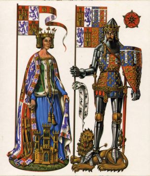 Ancestry of Katherine of Aragon - John of Gaunt and Constance of Castile