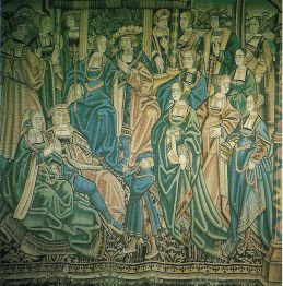 Athur Tudor & Katherine of Aragon Tapestry