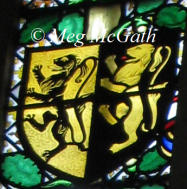 Anne of Cleves Hampton Court Window - Brabant and Flanders arms © Meg McGath