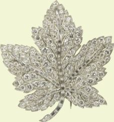 Queen Mother's "Canada Day" Diamond Leaf