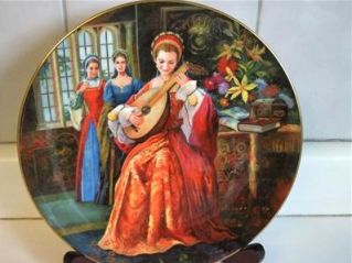 princess Mary playing the lute