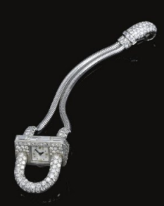 Van Cleef and Arpels Diamond Cadenas Watch -- The Duchess of Windsor Collection