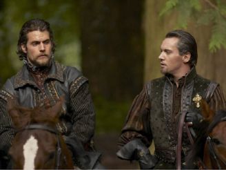 Charles Brandon as played by Henry Cavill and JRM as King Henry VIII
