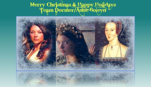 Team Dormer/Anne Boleyn Holiday Banner