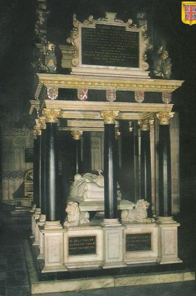 Queen Elizabeth I and Queen Mary I tomb