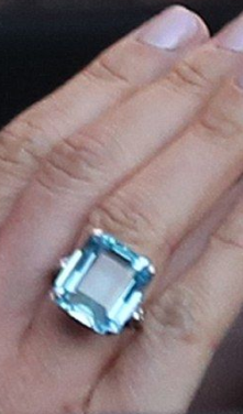 Jewellery of Today's British Royalty - Princess Diana's Aquamarine Ring