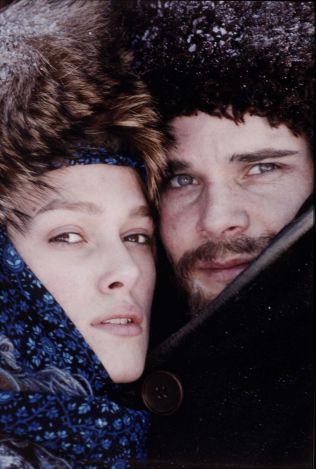 Hans Matheson in Dr Zhivago with Keira Knightly
