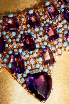 Cartier Amethyst bib -- The Duchess of Windsor Collection