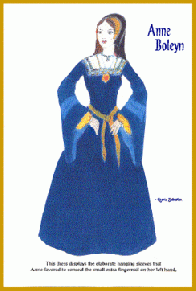 anne boleyn in blue