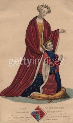 Joan of Kent with Richard II