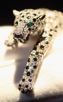 Diamond and Onyx Panther Bracelet -- The Duchess of Windsor Collection