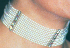 Princess Diana's Ruby Pearl Strand Necklace